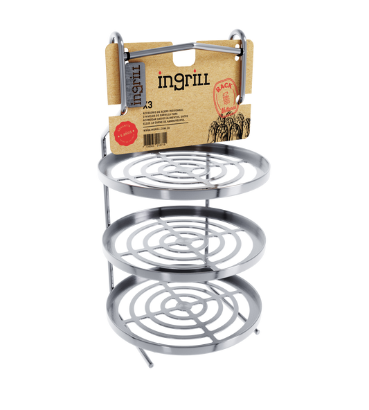 RACK HAMBURGUESAS PEQUEÑA 3 POS